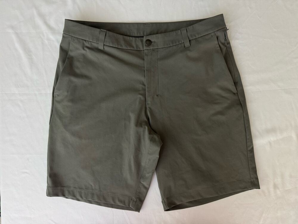 Lululemon Commission Shorts 34 Classic Fit 9" Oxford Chino